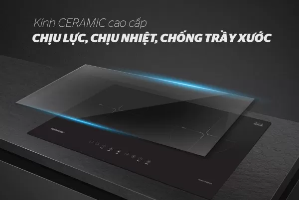 Tác dụng của mặt kính bếp từ là gì?